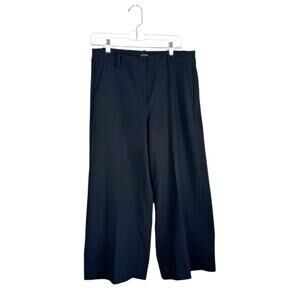 J. Crew Sydney Wide Leg Cropped Pant Four Way Stretch Work Professional Size 10
